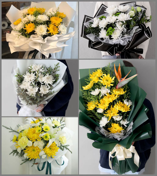 贵州遵义桐梓县燎原镇白事花束代送